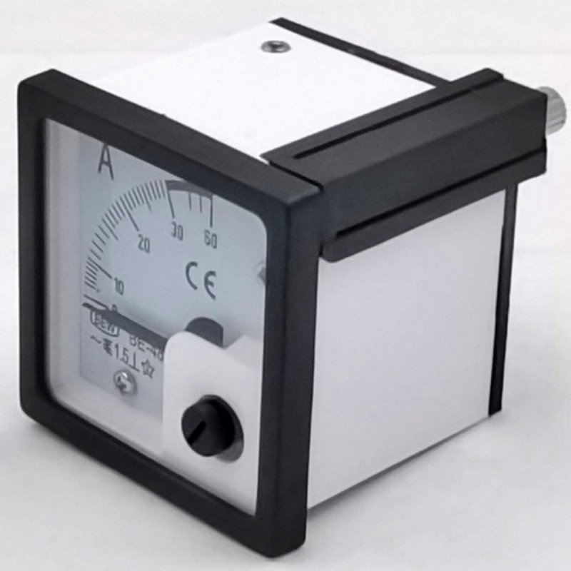Analog Ac Ammeter Ac Voltmeter and 48*48mm Size Analog Ampere Panel Meter for Measuring Ac Ampere Meter 30/5A