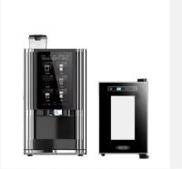 Máquina automática de café com tela sensível ao toque de 15,6 polegadas e controle remoto