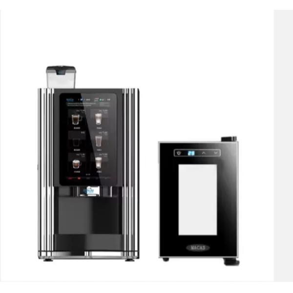 Máquina automática de café com tela sensível ao toque de 15,6 polegadas e