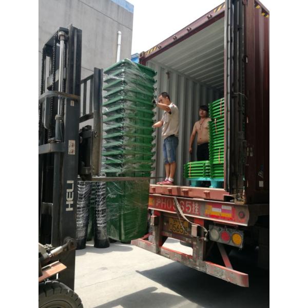 Домочадец ящики хлама 240 литров пластиковые, ящик Вхэелие совету красный для отхода сада