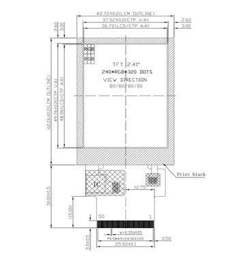 Экран касания угла наблюдения модуля CE TFT LCD ROHS ISO9001 свободный