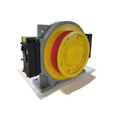 Carga Gearless síncrono 1250 do trator do elevador do ímã permanente - 1600Kg