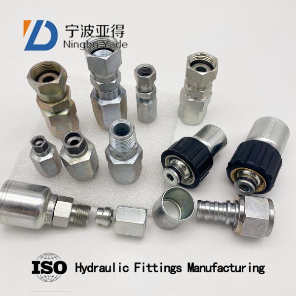 High Pressure JIC NPT Male Thread Hydraulic Hose End Fitting Reusable