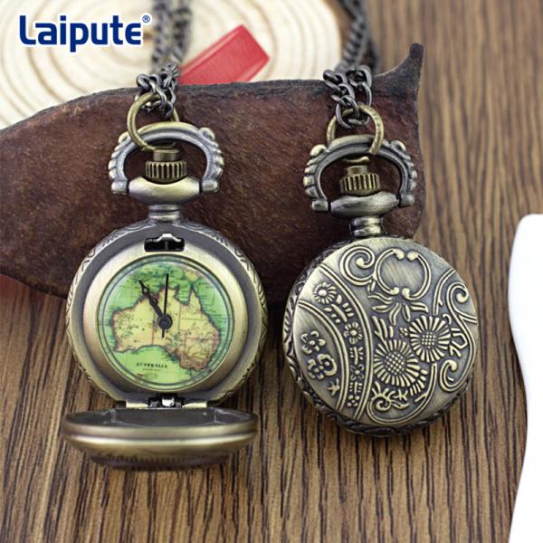 ROHS Approved Vintage Silver Pocket Watch , Luminous Vintage Elgin Pocket Watch