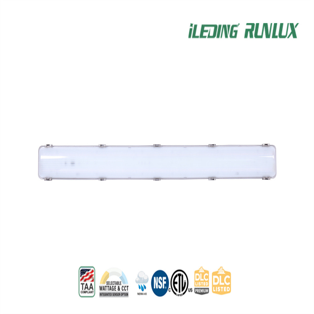 120-277V 120-347V Input Voltage LED Tri Proof Light with 5VA Flame Resistance