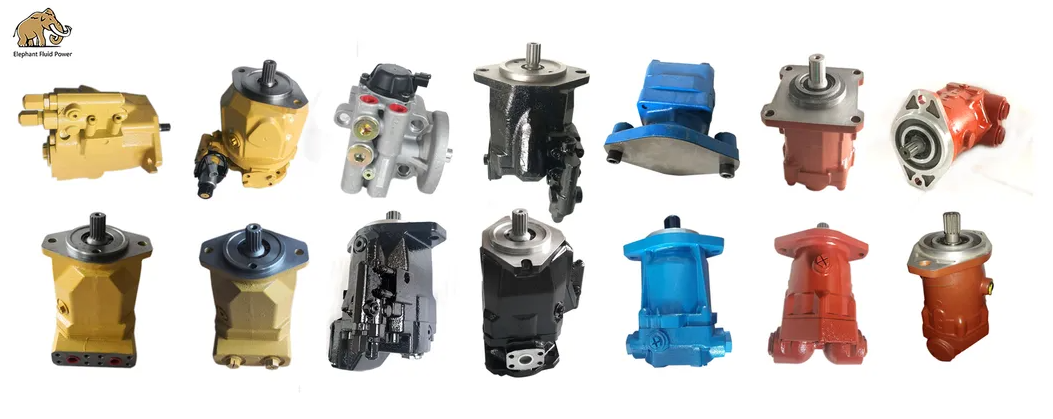 Genuine Hyundai 11lk-30030 Fan Motor Bi-directional Hydraulic Motor Iron Cast for Construction Machine Repair