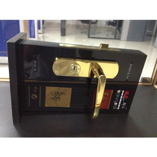 Durable Stainless Steel Door Handle Lock Hardware Golden Rose Gold Vacuum Coating Machine