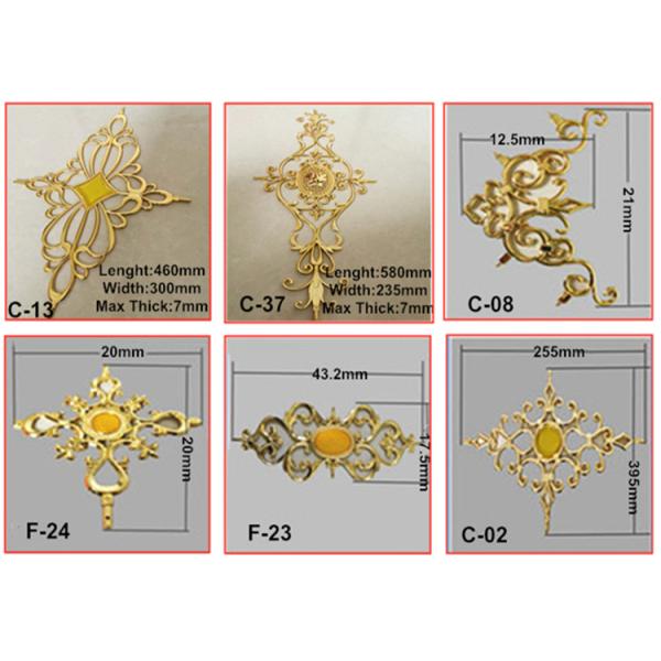 7*16mm Glossy Surface Aluminium Georgian Bar Accessories For Insulating Glass Decoration