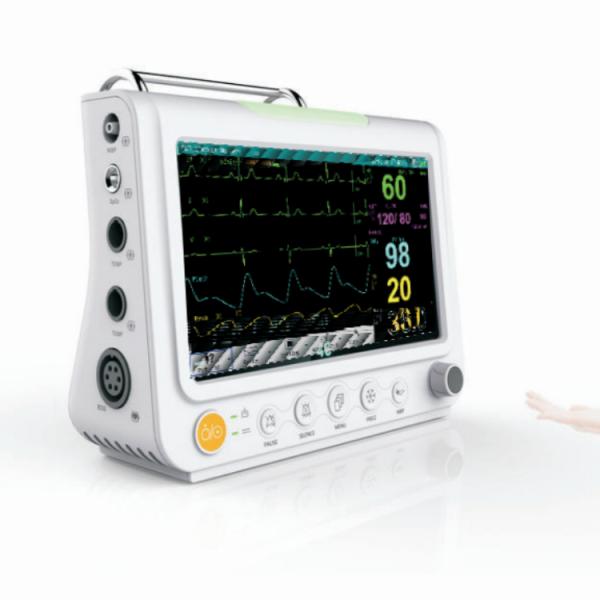 Durable 7 Inch Vital Signs Monitor Six Parameter Touch Screen Portable Wireless Vital Signs Monitor
