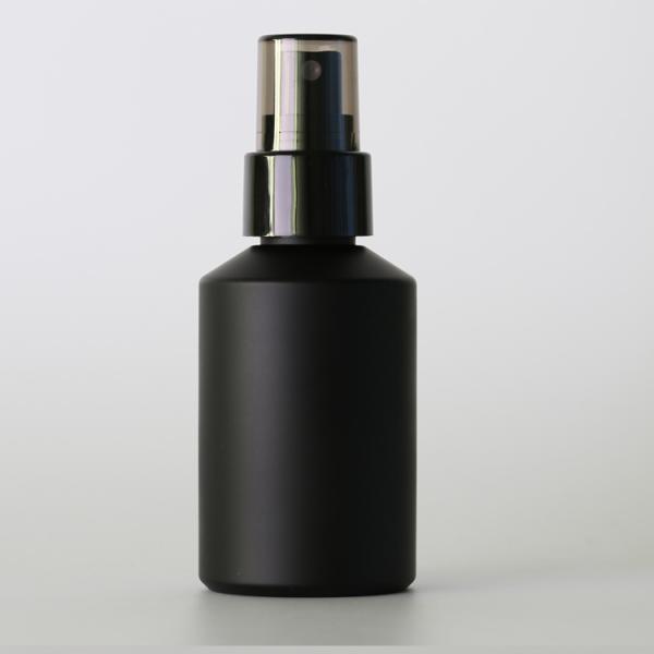 Petg Cosmetic Spray Bottle 120ml Black Color Frosted Surfacefor Liquid