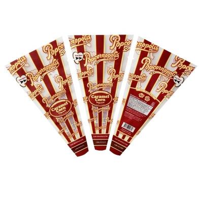 Heat Seal Plastic Laminated Poly Bag Triangle Shape Custom Printing For Candy