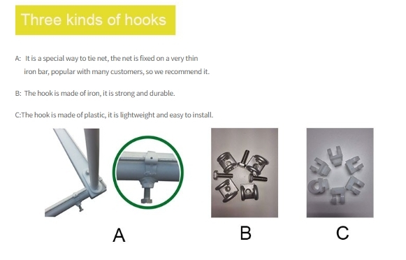 En el caso de los equipos de fútbol de aluminio de nylon, el objetivo de la red de fútbol de acero de acero suave es el objetivo de fútbol de acero.