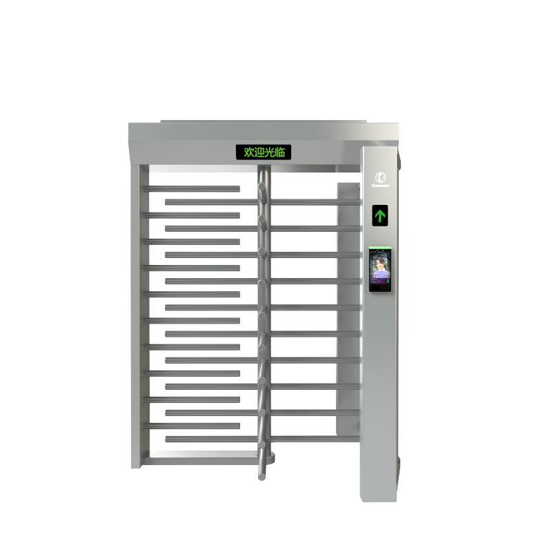 Full Height Rotating Turnstile With Anti Tailgating Outdoor And Waterproof