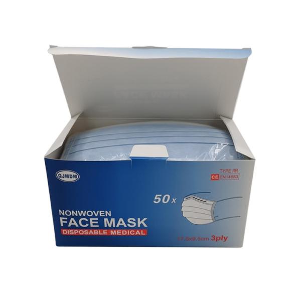 17.5x9.5cm Disposable Surgical Face Mask With 95% BFE
