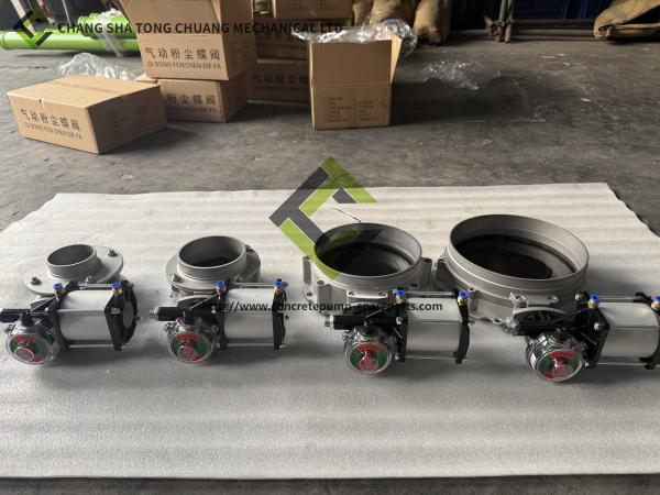 Single Flange Pneumatic Butterfly Valve For Mixing Station V1FS300GBN+CP101+MIC23