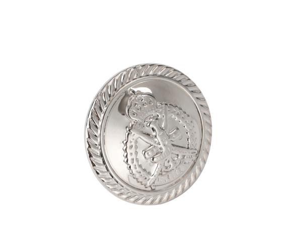 Decorative Sewing Gold 1 Military Metal Shank Buttons For Shirts Coat