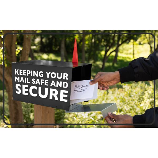 Противоржавеющая современный дизайн бордюровой почтовый ящик с магнитными дверями из нержавеющей стали