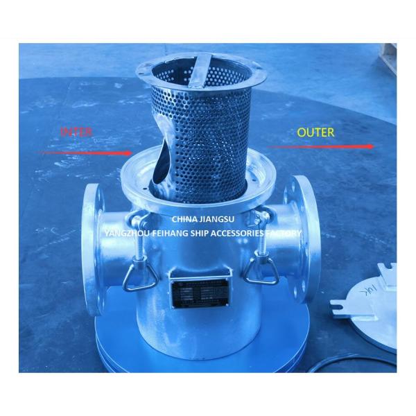 Система охлаждения морской воды Фильтр морской воды AS125 Cbm1061 корпус оцинкованный, с фильтром из нержавеющей стали