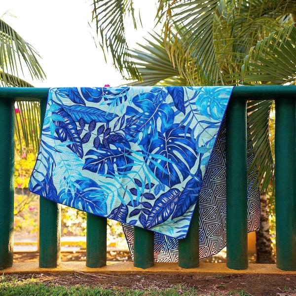 Luxury Designer Extra Large Sand Free Eco-friendly Bamboo Cotton Beach Towels Oversized Beach Blanket