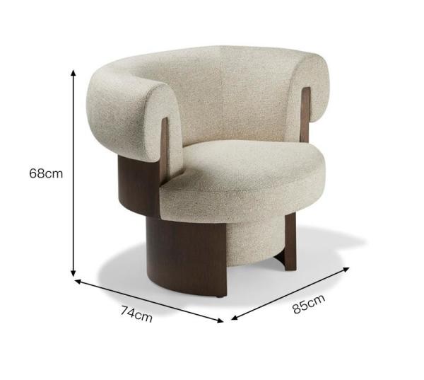 Cadeira do lazer da tela de Sofa Living Room Creative Single da madeira maciça do apartamento