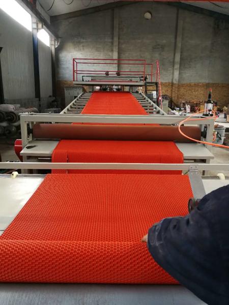 1220mm Width Car Mat Making Machine 90KW For Plastic Car Cushion Coil Mat