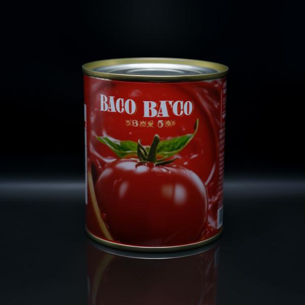 Tomato Sauce Cans Food Grade Cans Tin Can With Easy Open End Ketchup Can Food Packaging