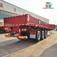 Reboque do aparador dos eixos 50T 1500mm do transporte 3 da carga