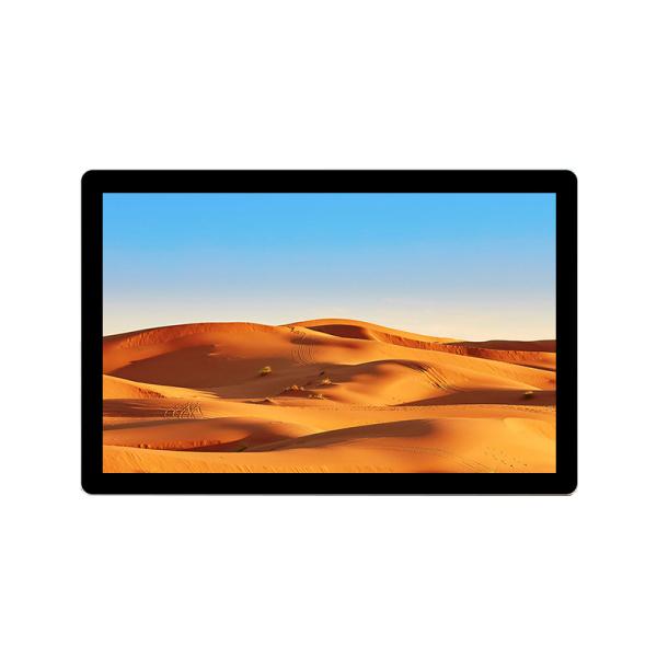Monitor de 21,5 pulgadas con bisel estrecho, resolución Full HD, pantalla táctil capacitiva, PC interactiva, panel todo en uno para uso industrial