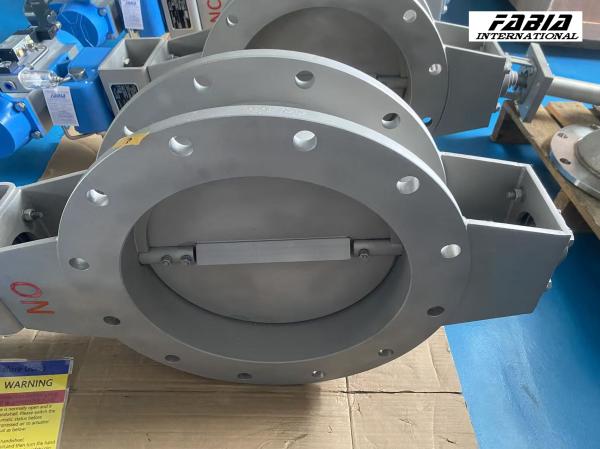 Pneumatic Stainless steel Flange Butterfly Valve  Industry Complete Specifications Ship