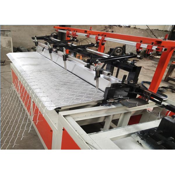 Full Automatic Single Wire Chain Link Mesh Machine , Diamond Mesh Making Machine