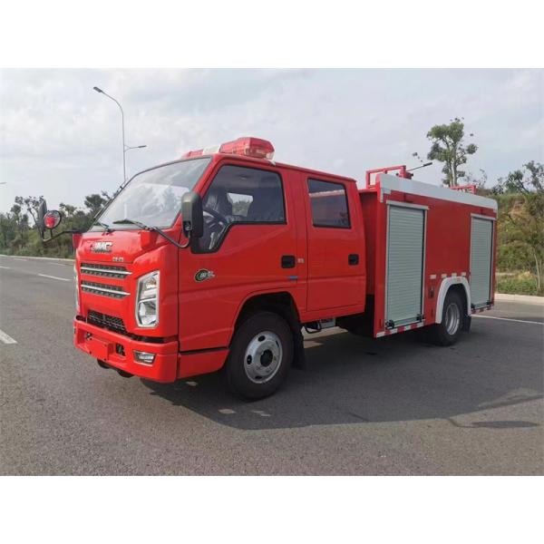 JMC 2T Mini Pequeño 3.56cbm Alto de chorro 40m Tanque de agua 2+3 hombres 4X2 tanque de agua Camión de bomberos