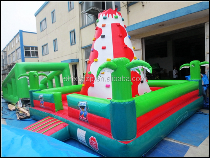 China Factory Sport Inflatable High Quality Inflatable Sport Games Inflatable Climbing Wall on Sell for Kids