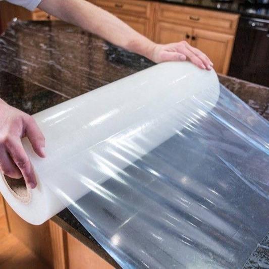 Medium Adhesive Acrylic PE à base d'água Film Adhesivo Protetor Para Bancos