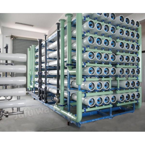 Filtration à deux étages industrielle du système de traitement de l'eau de RO 20TPH FRP