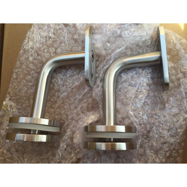 Glass Mount Bracket for Stainless Steel Staircase Railing with Glass