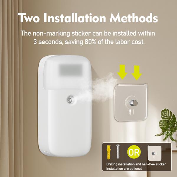 Minimalist Ultrasonic Humidifier With LCD Screen Display And Aromatherapy Function