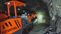 32.6kw Total Power Jumbo Rock Drill 43 - 76mm Diameter 0.8 - 2m/Min Speed KD06A-1BCD