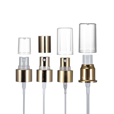 15mm Pump Spray Bottle Parts Gold Perfume Spray Head Para Distribuição de Luxo Precisa