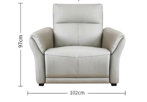 Qiantong Italian Minimalist Smart Light Luxury First-Layer Cowhide Electric Adjustable Living Room Leather Sofa