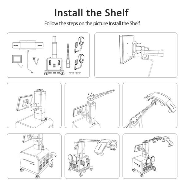 Machine de sculpture du corps de 800W-3500W 10D Laser HIEMT Machine de sculpture du corps pour le resserrement / l' amincissement