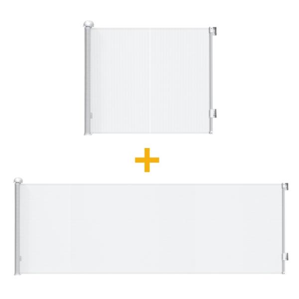 Safety Stair Retractable Baby Gate Pressure Mounted Custom Color