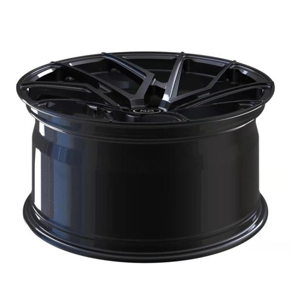 Gun Metal Discs 1 Piece Forged Wheels 19inch For Audi S4 Monoblock Rotational Concave Rims