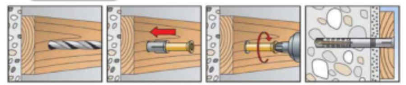 PP Material Reusable Screw In Flange Anchor Fastener For External Insulation