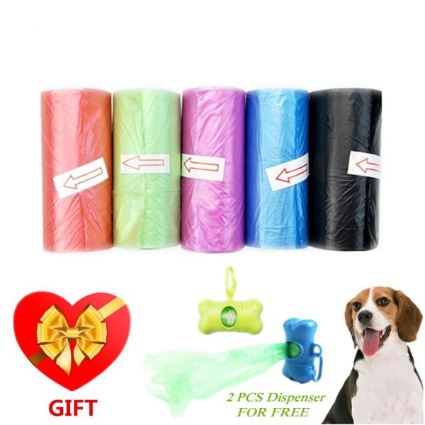 Green Dog Poop 10.5MIC Biodegradable Pet Waste Bags