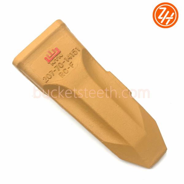 SHANTUI Abrasion Resistant 207-70-14151RC PC300RC Excavator Bucket Teeth Heavy Equipment KOMATSU