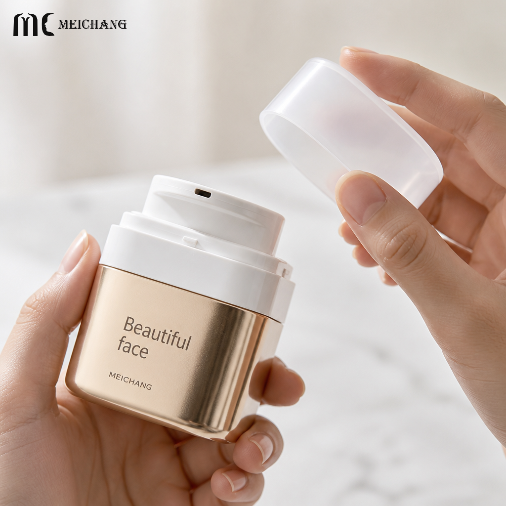30g / 50g Square Refillable Airless Cream Jar with Replaceable PP Inner Liner(MC-P-564)