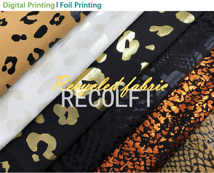 Sustainable Activewear Knit Fabric Repreve Fiber Legging Material Fabric