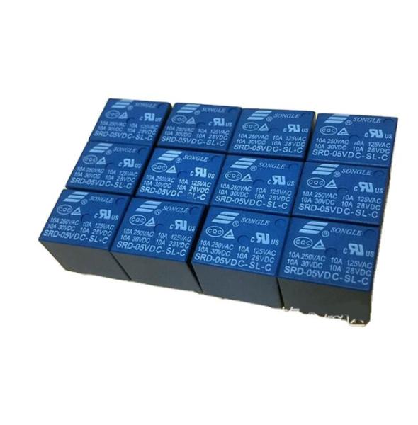 SRD-05VDC-SL-C 5VDC 10A 250 VAC Power relay PCB Type T73-5V 5 feet SRD-5VDC-SL-C 10A 125VAC New and original