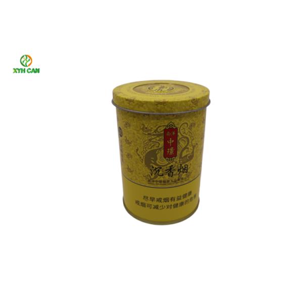 Recyclable Round Tin Gift Box Packaging For Cigar Christmas  500g~900g