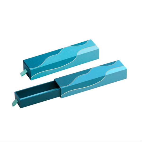 Recicle el embalaje de la joyería de las cajas de regalo de la cartulina de Kraft con la impresión de encargo del logotipo